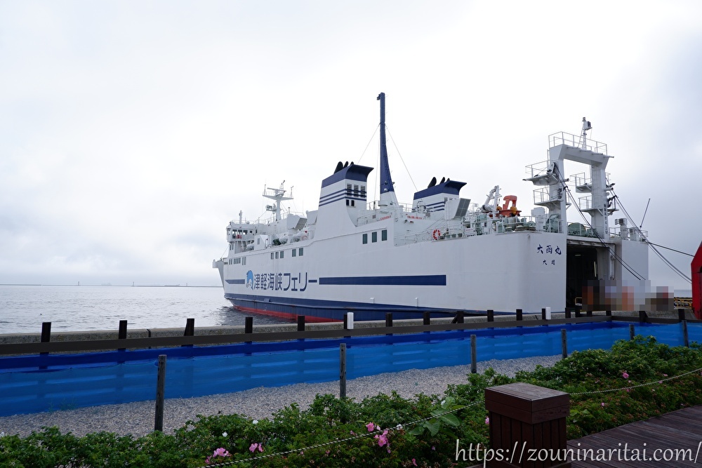 津軽海峡フェリー大函丸【大間→函館】レディースルーム利用で1時間半の船旅 | ただ象のように歩め