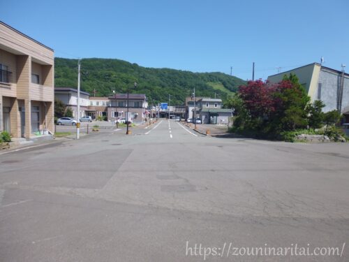 黒松内駅駅前通り