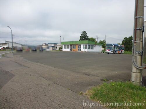 松前線渡島知内駅跡地