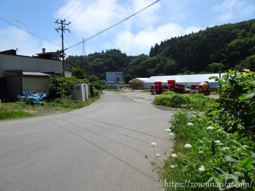 松前線渡島吉岡駅旧駅前通り