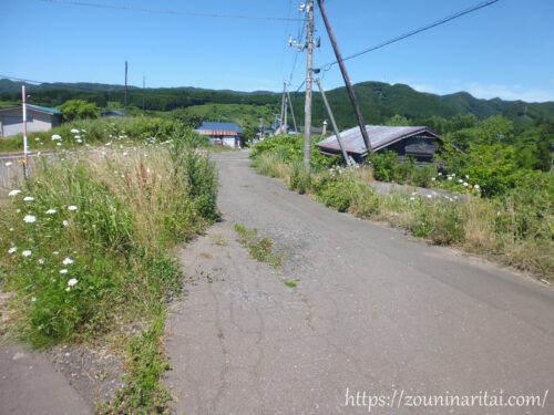 松前線及部駅跡地