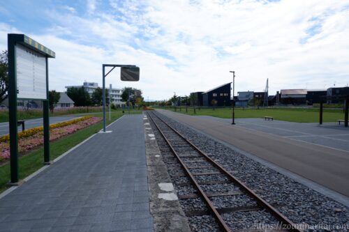 札沼線新十津川駅跡地(駅跡地さくら公園)