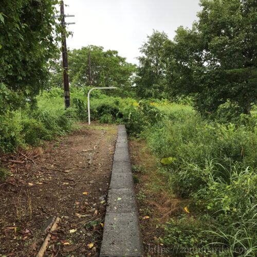 下北交通大畑線川代駅跡