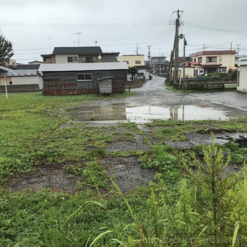 下北交通大畑線正津川駅跡