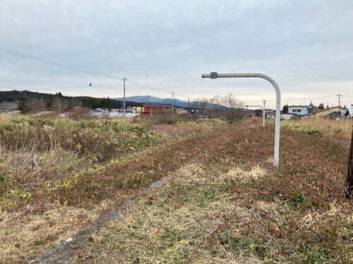下北交通大畑線正津川駅跡