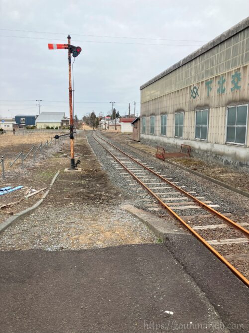 下北交通大畑線大畑駅跡