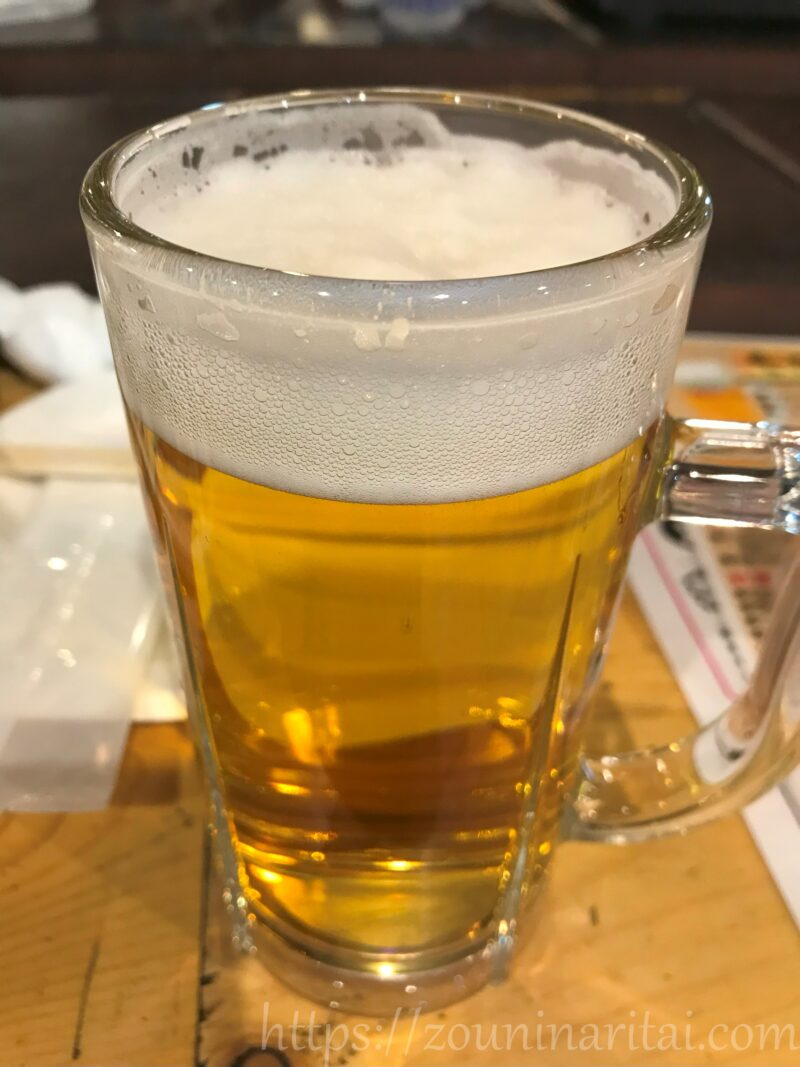 八食センター七厘村生ビール