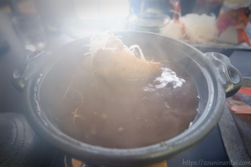 中泊メバル膳のメバルの煮付け
