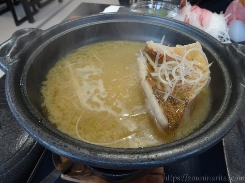中泊メバル膳のメバルの煮付け