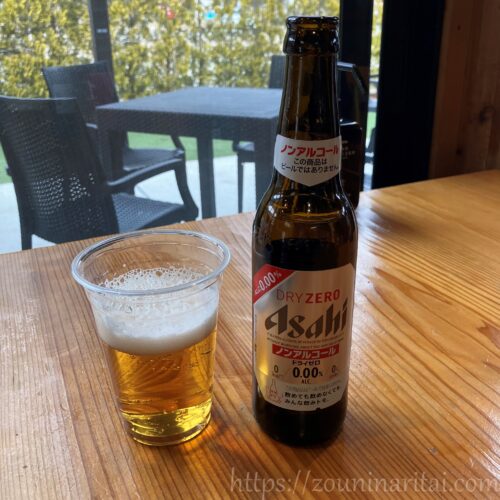 遠刈田温泉ZAO BOO のノンアルコールビール