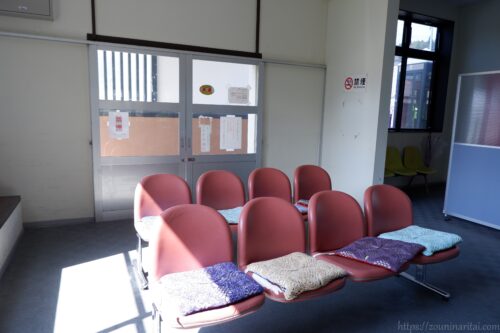 津軽線今別駅待合室
