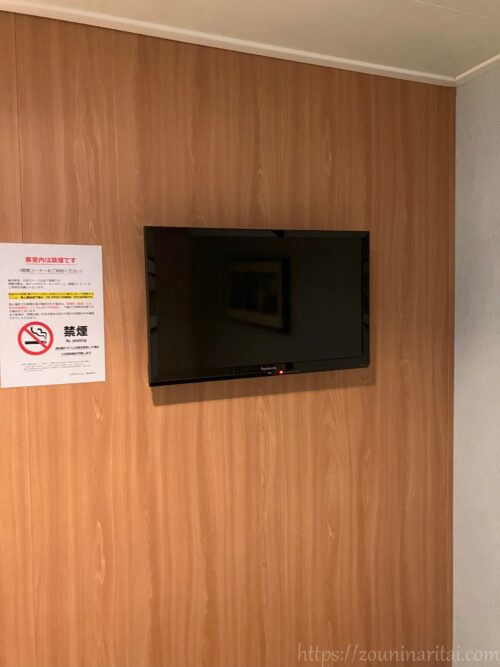 太平洋フェリーきそ1等洋室TV