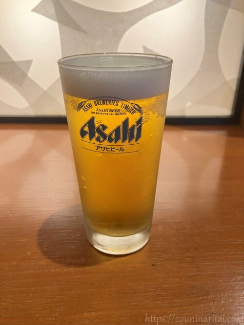 太平洋フェリーきそ生ビール