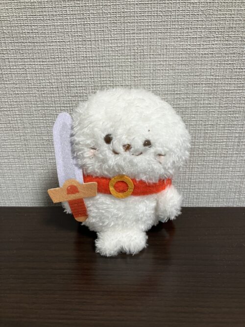 冒険者しろたんぬいぐるみ