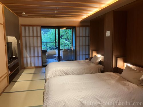 不動口館露天風呂付客室